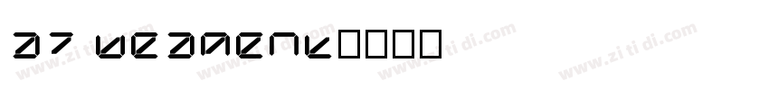 G7 segment字体转换